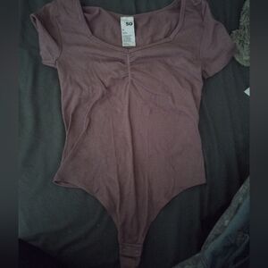 SO women's plum colored body suit size:M